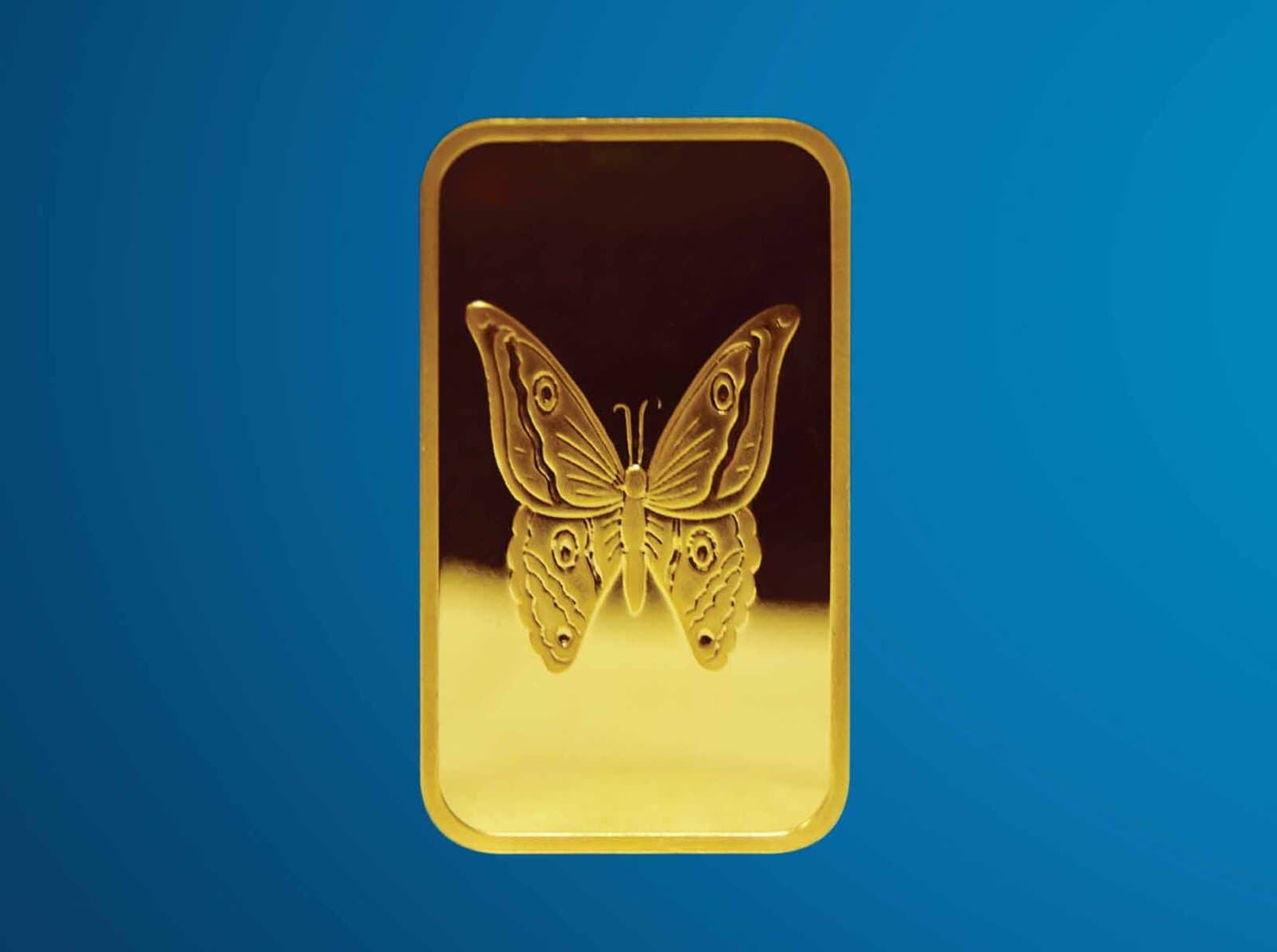 Al Etihad Butterfly minted bar — manufacturer product photograph