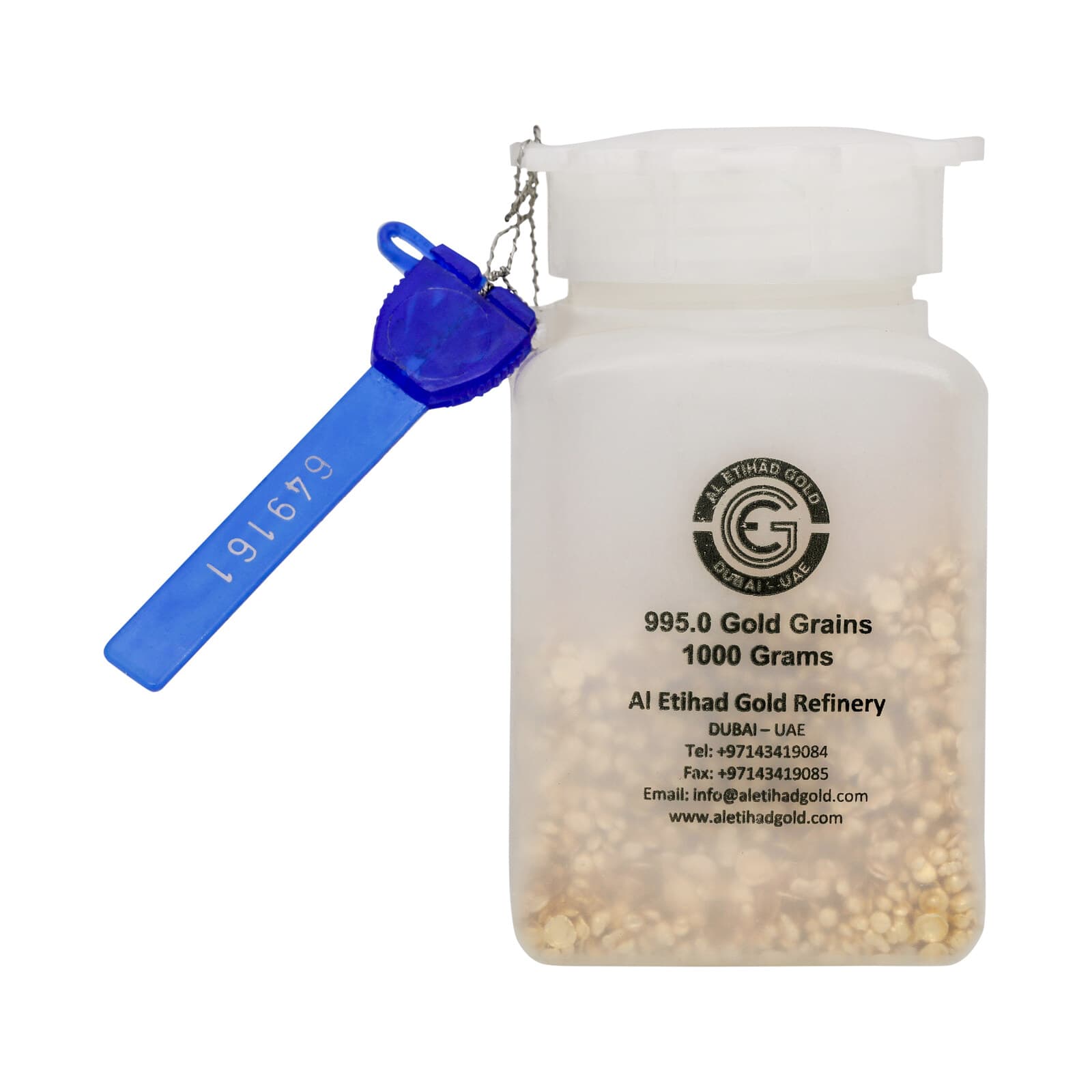 Al Etihad fine gold grains — manufacturer product photograph