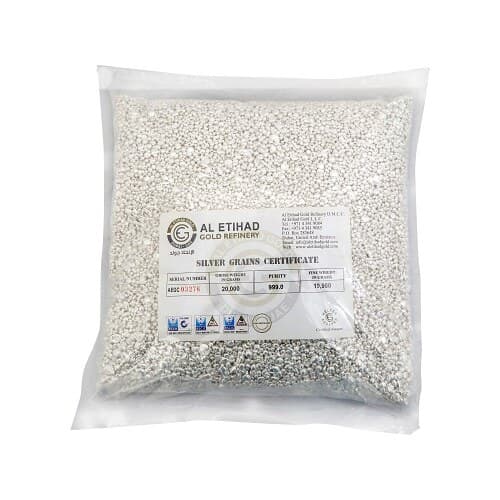 Al Etihad fine silver grains — manufacturer product photograph