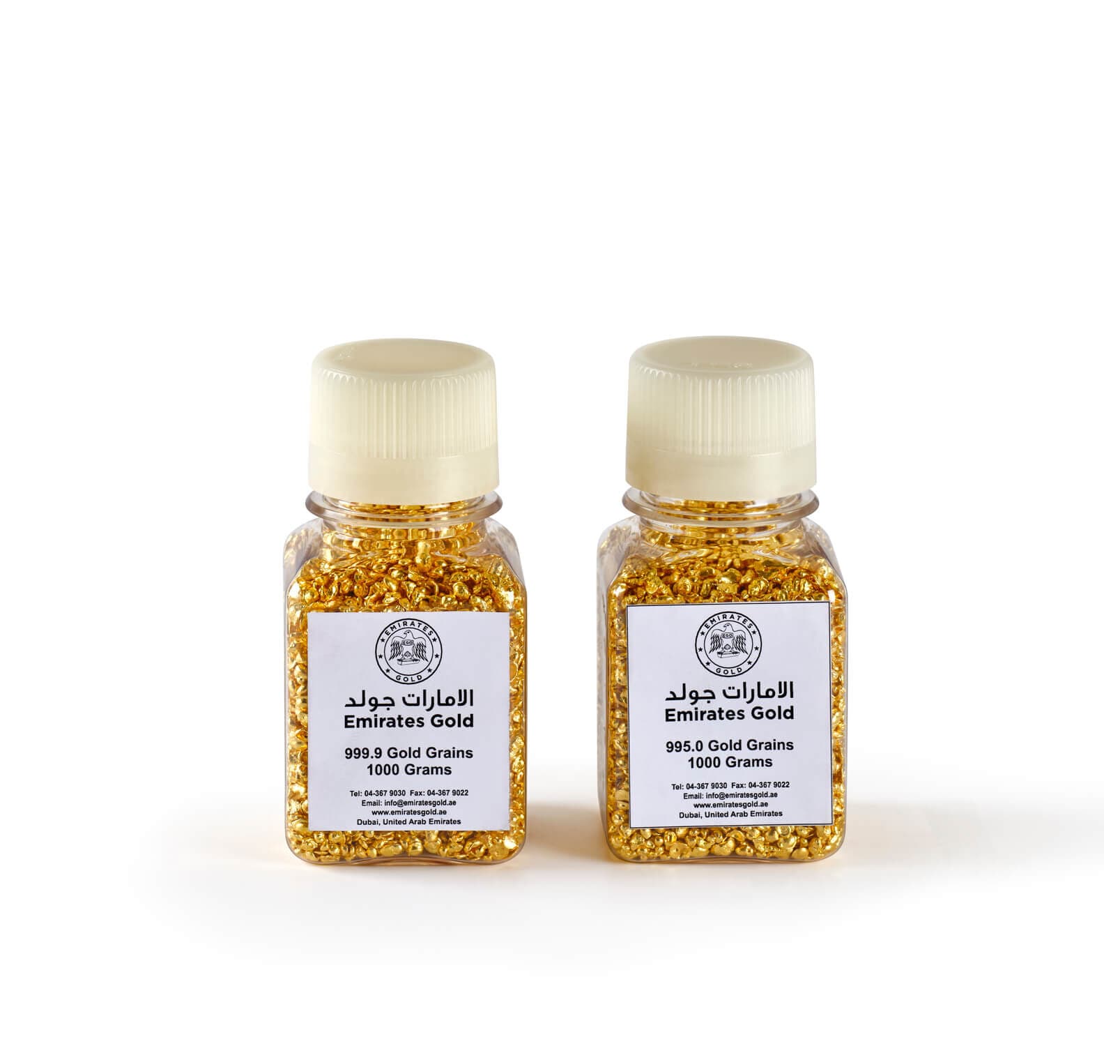 Emirates Gold 1 kg gold grains — manufacturer product photograph