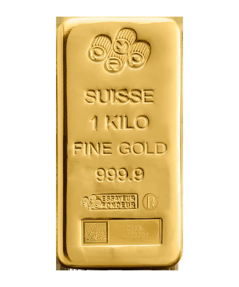PAMP 1 kg gold cast bar — provenance — manufacturer product photograph
