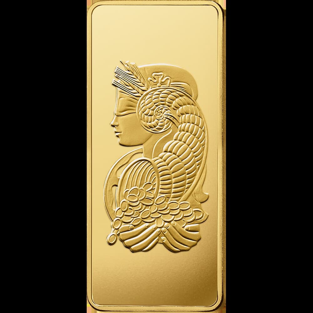 PAMP Lady Fortuna gold minted bar — 1 kg — manufacturer product photograph