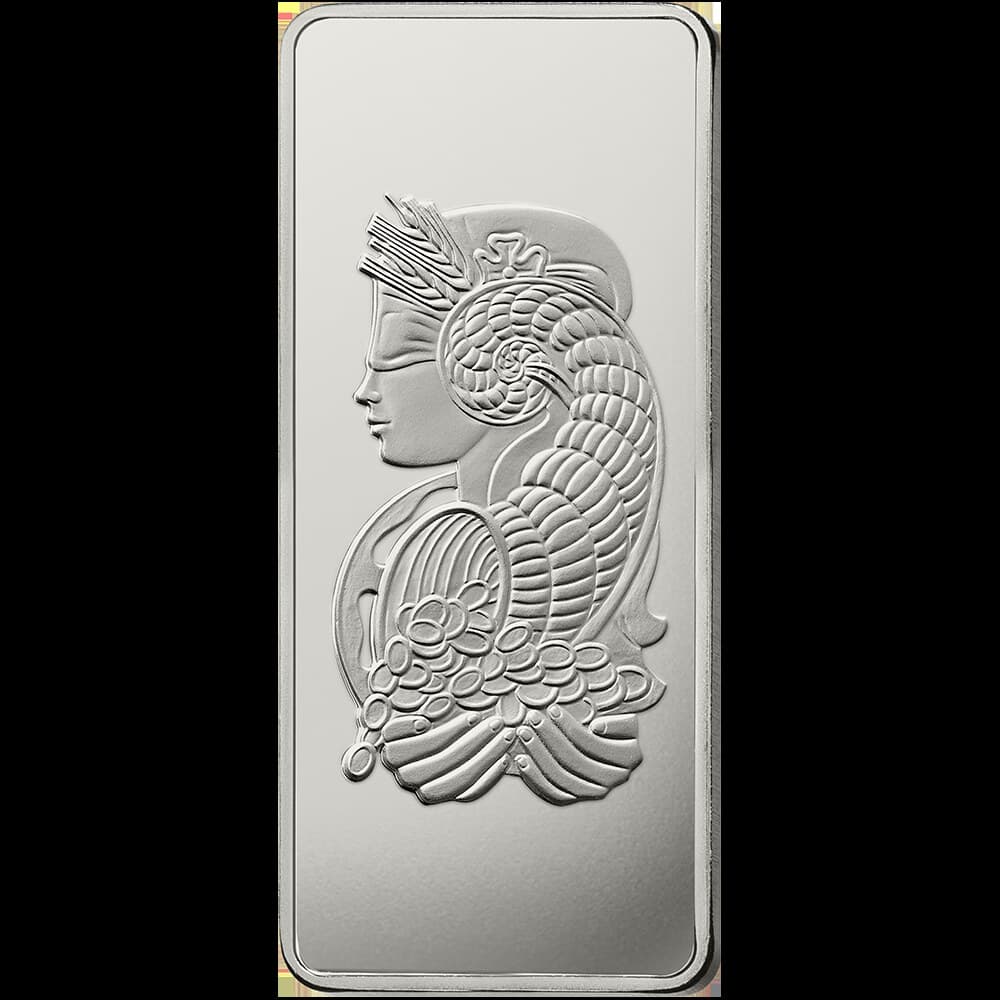 PAMP Lady Fortuna silver minted bar — 1 kg — manufacturer product photograph