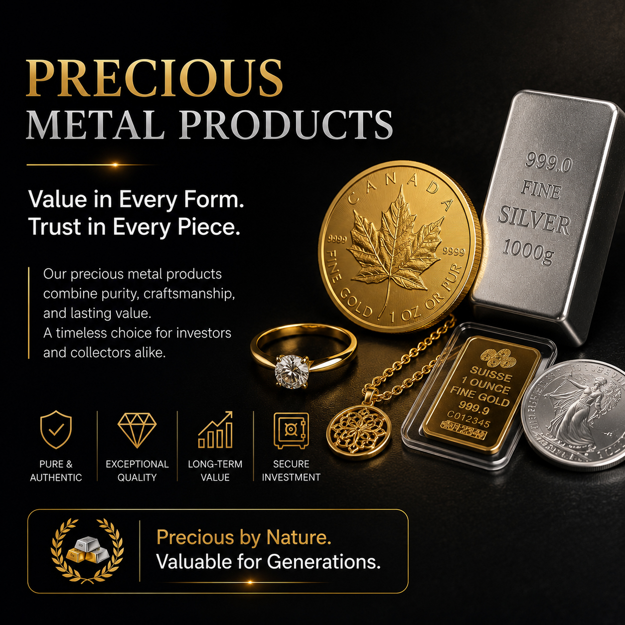 Precious metal products