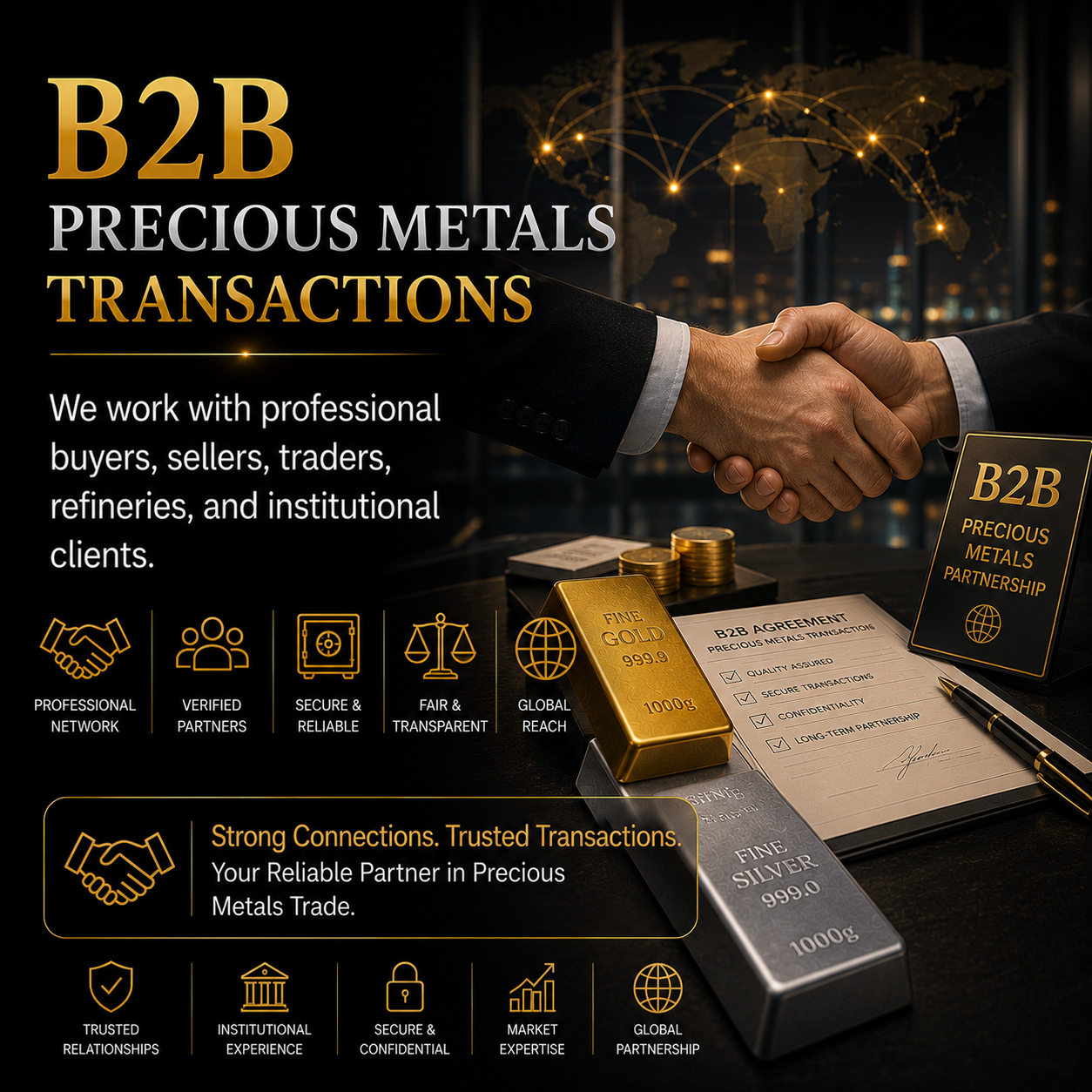 B2B Precious Metals Transactions