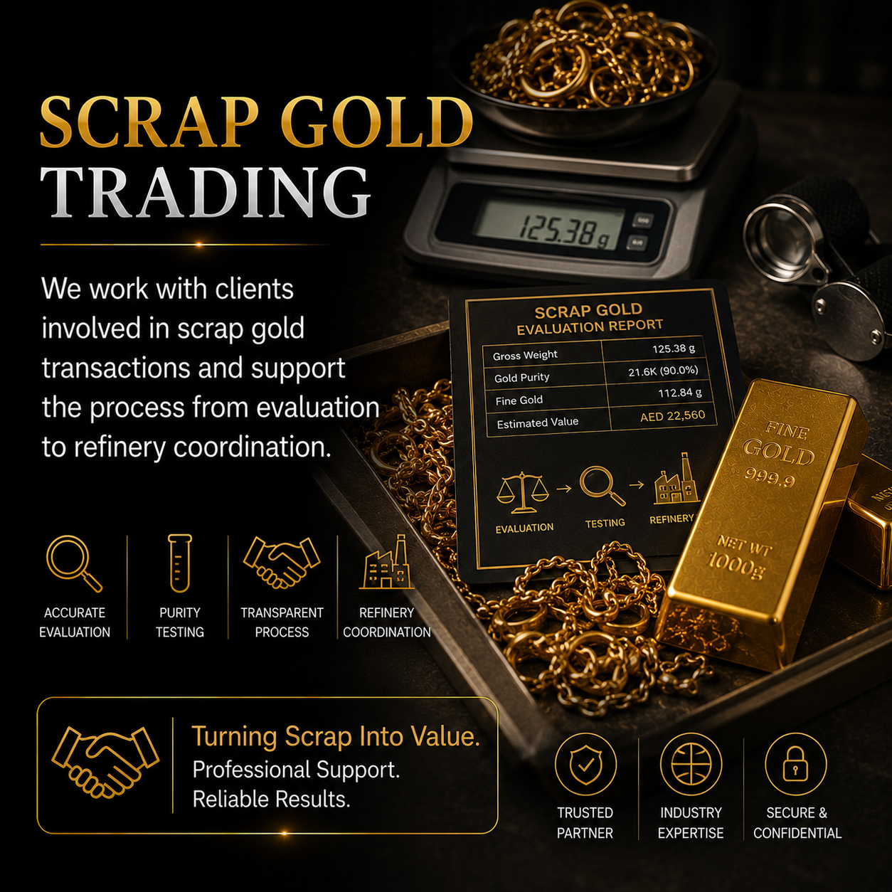 Scrap Gold Trading